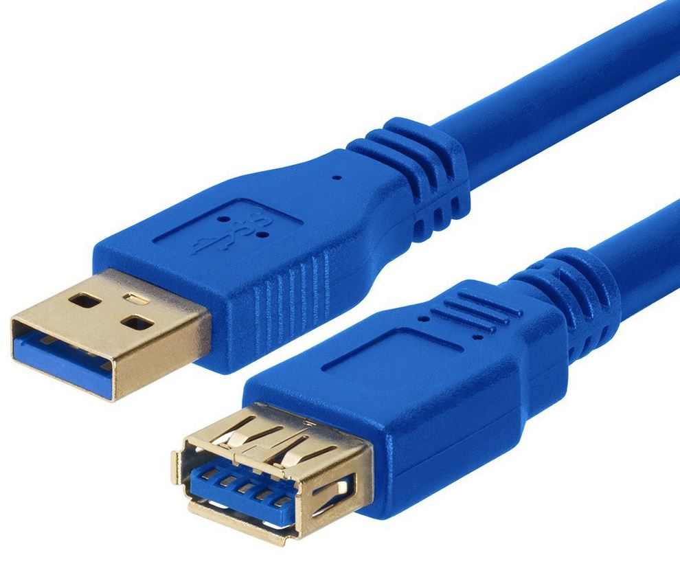 Astrotek USB 3.0 Extension Cable 1m - Type A Male to Type A Female Blue Colour Astrotek USB 3.0 Extension Cable 1m - Type A Male to Type A Female Blue Colour